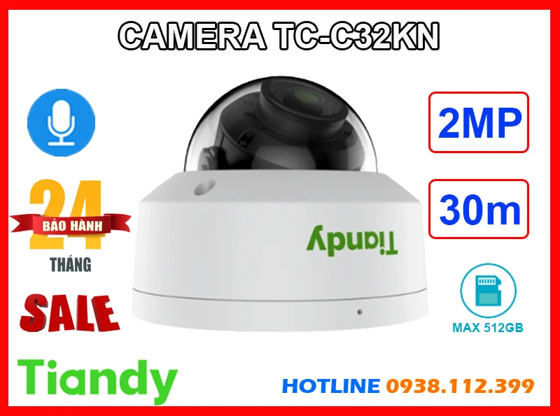 Camera TIANDY TC-C32KN (2MP), camera quan sát TIANDY TC-C32KN, camera chính hãng TIANDY TC-C32KN, lắp đặt camera TIANDY TC-C32KN, lắp camera TIANDY TC-C32KN giá rẻ, camera TIANDY TC-C32KN giá rẻ, camera ghi âm TIANDY TC-C32KN, camera trong nhà TIANDY TC-C32KN,