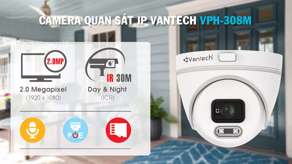 giới thiệu camera IP VPH-308M