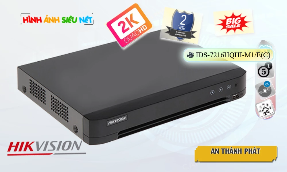 iDS-7216HQHI-M1/E(C) sắc nét Hikvision
