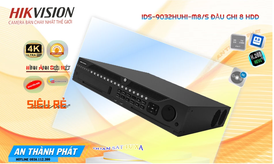 iDS-9032HUHI-M8/S sắc nét Hikvision iDS-9032HUHI-M8/S sắc nét Hikvision
