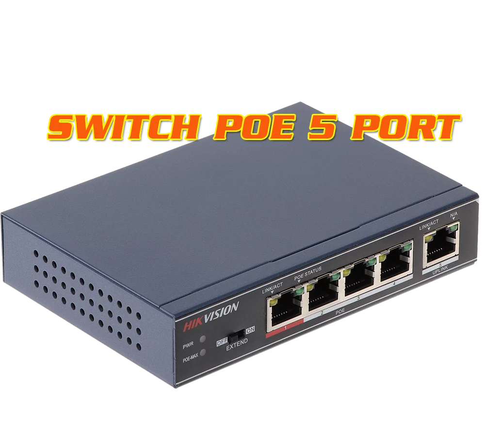 Switch Cấp Nguồn POE 5 Cổng